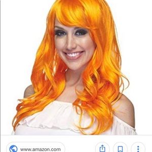 Orange Costume Wig